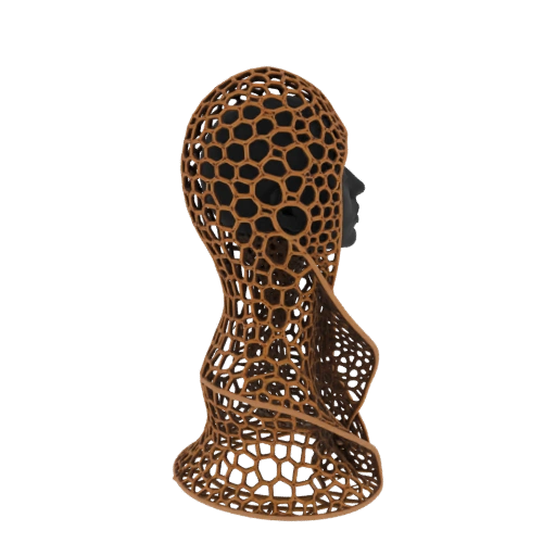 Honeycomb Hooded Cowl 3D Model
