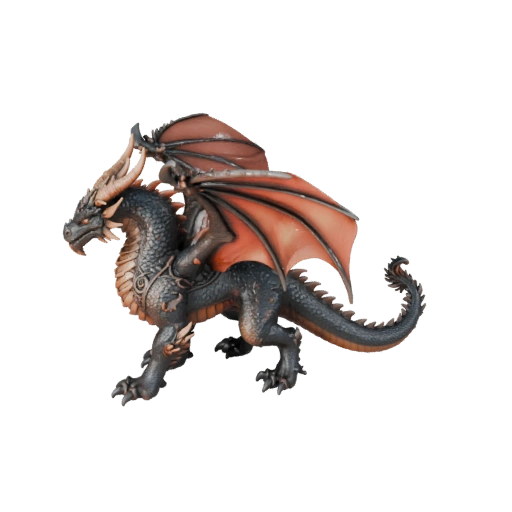 Modèle 3D Dragon de Terre Haute Poly - Actif STL Détaillé pour Impression