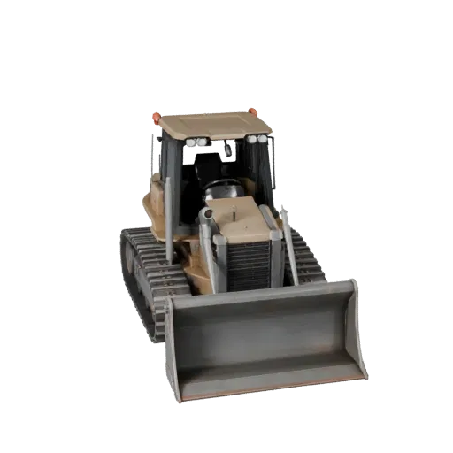 Bulldozer 3D Model for Blender - Render Ready Asset