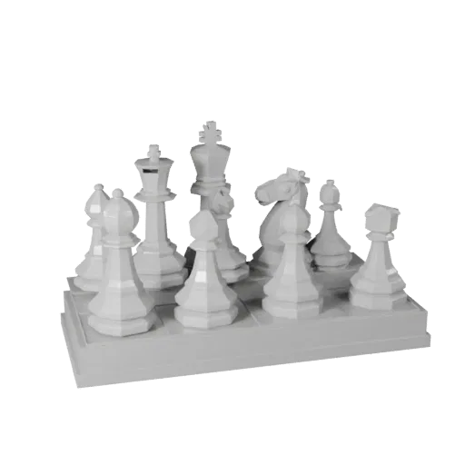 Mine Entrance Battle Board 3D model, stylized isometric environment render, showing sculpted terrain, terrain detail.