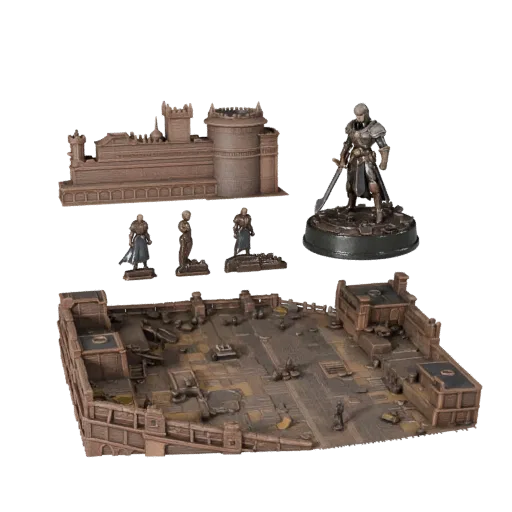 Dungeon Display Diorama collectible 3D model preview showing layered parts, studio close-up view