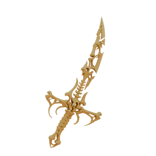 Bone Dagger 3D Model