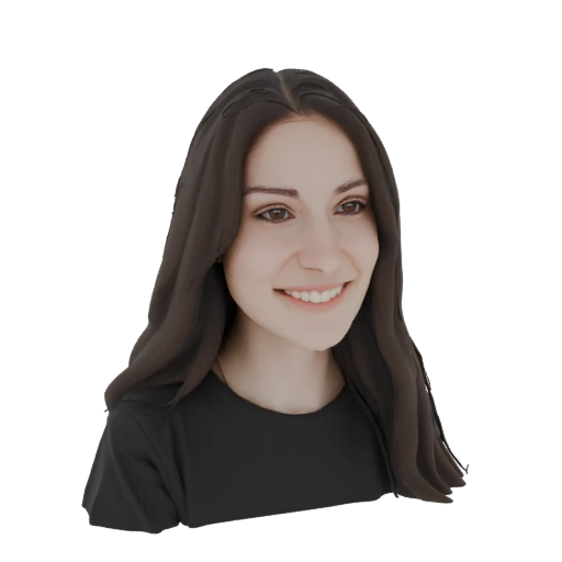 Stylized Young Woman 3D Model