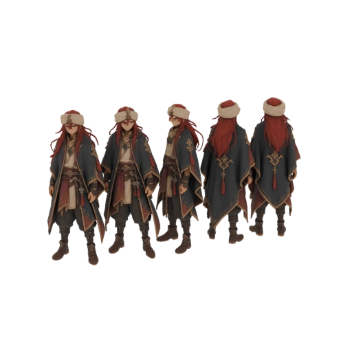 Mystic Wanderer 3D Model