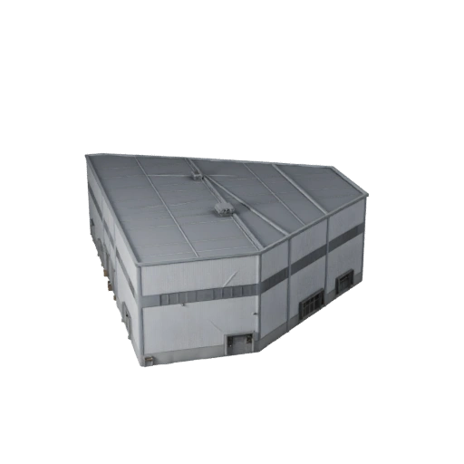 Modelo 3D de Armazém de Estaleiro para Unity - Ativo de Jogo