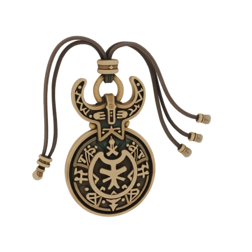 Virgo Amulet in Ancient Slavic Style