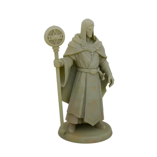 Medieval Dragonborn Cleric Miniature STL