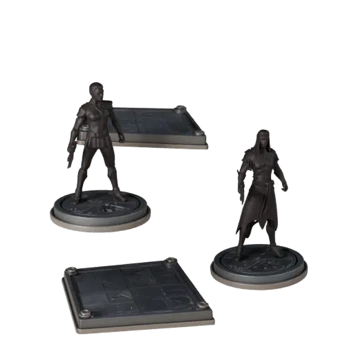 Abstract Resource Token product render 3D model preview showing scale, three-quarter view and surface detail