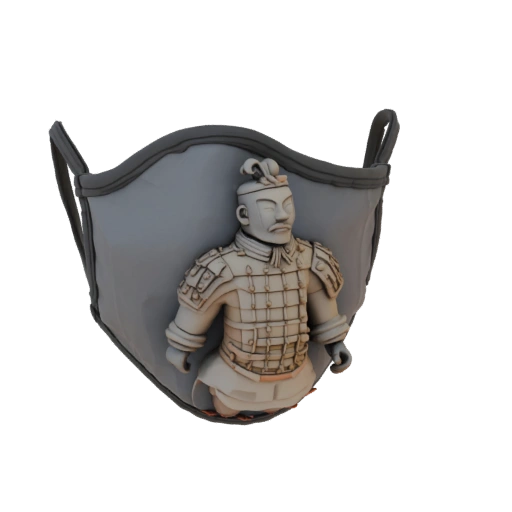 Terracotta Army Style Face Mask