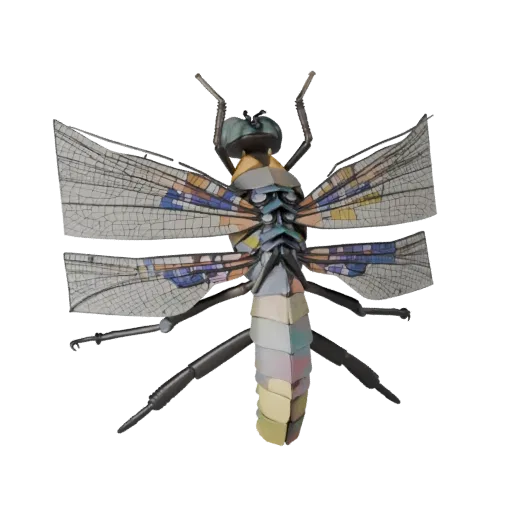 Dragonfly 3D Model for Unity - Game Ready Asset, FBX | Royalty-Free