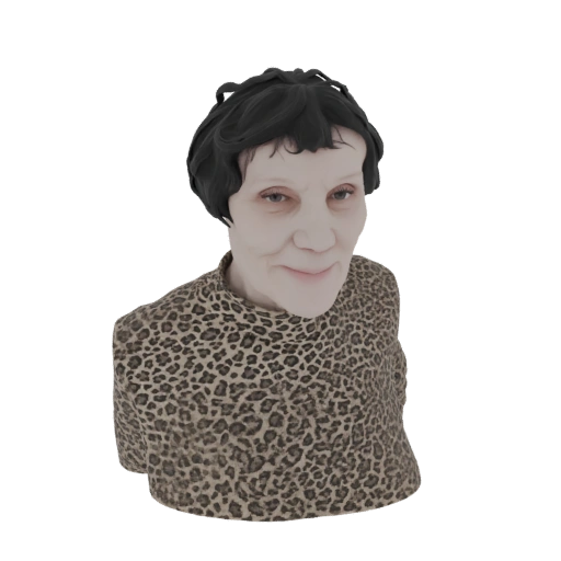 Elderly Woman Bust