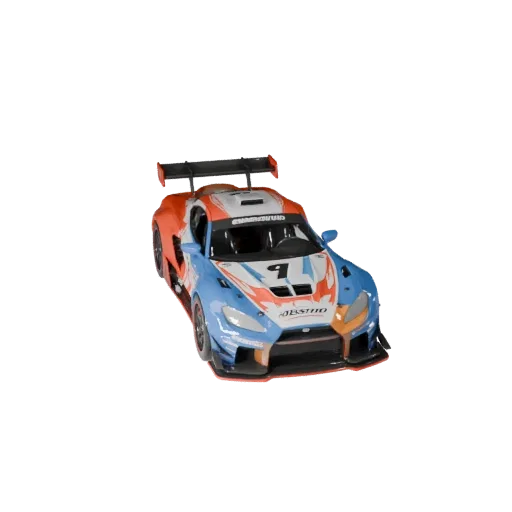 Game Ready Race Car 3D Model for Realtime Use PBR Asset