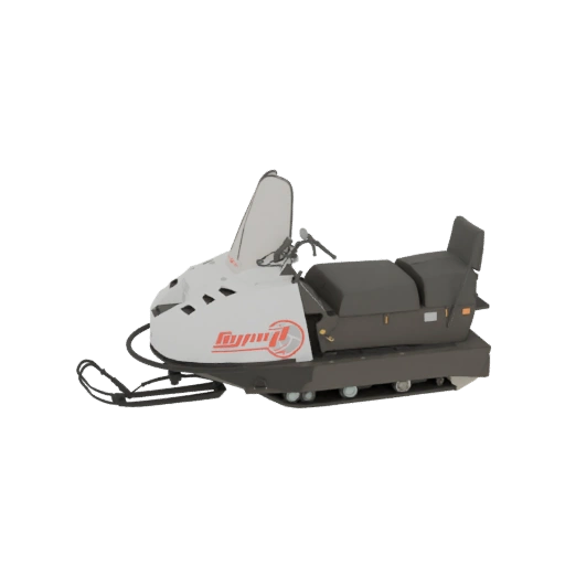 Buran Snowmobile 3D Model