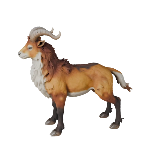 Modelo 3D de Gazela para Unity - Asset Pronto para Jogo, FBX | Livre de Royalties