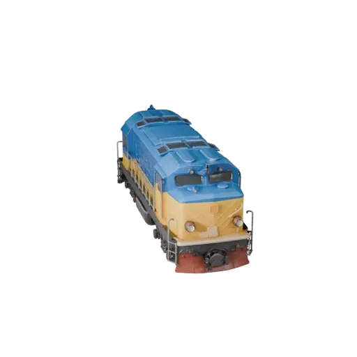 Cartoon Train 3D Model for Stylized Games PBR Asset