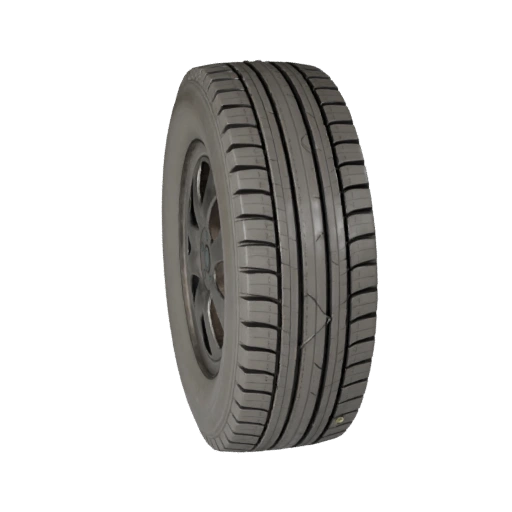 Game Ready Car Tire 3D Model for Realtime Use PBR Asset