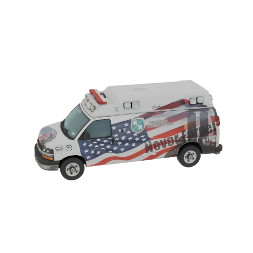 Never Forget Ambulance 3D Model