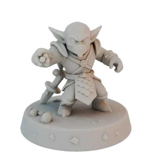 Fantasy Ancient Goblin Archer Miniature STL - Ambush