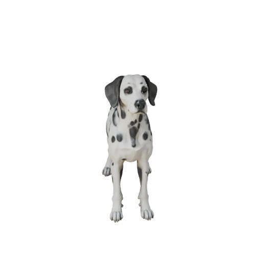 Dalmatiner Hund 3D Modell für Blender - PBR Asset mit Texturen