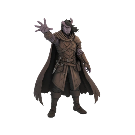Tiefling Warlock Miniature