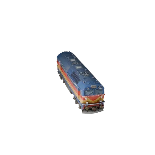Game Ready Electric Locomotive 3D Model for Realtime Use