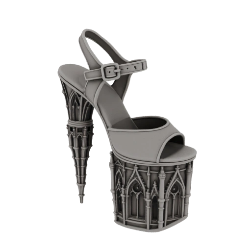Gothic Cathedral Platform Stiletto Heel
