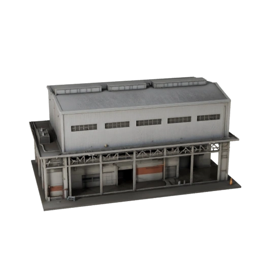 Edificio de Cervecería Imprimible STL Modelo 3D - Asset a Escala