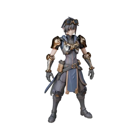 Anime Assault NPC Student Character Model - Rigged