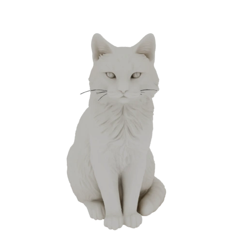 Sitting Cat Sculpture