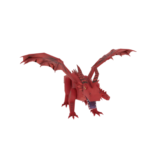 Red Dragon 3D Model