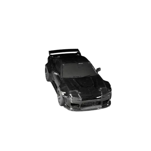Printable Drift Car STL 3D Model - Display & Collectibles