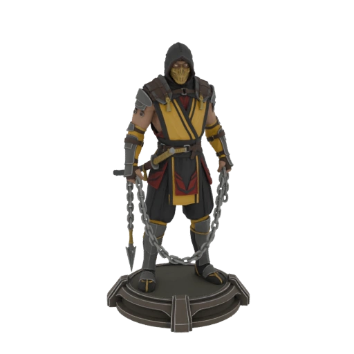 Scorpion Mortal Kombat 11 3D Model