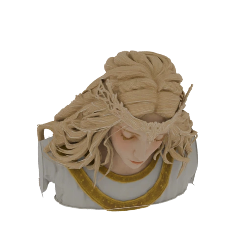 Blonde Angelic Figure Bust