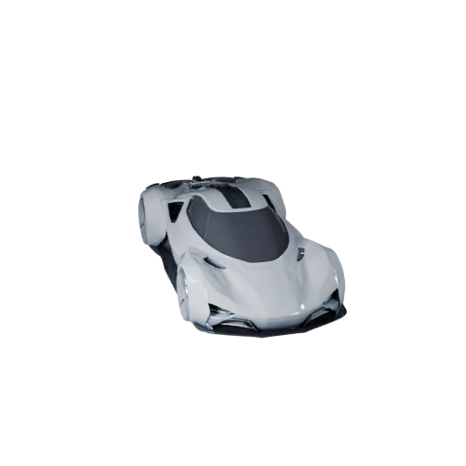 Coche Futurista STL Imprimible 3D Modelo para Coleccionables y