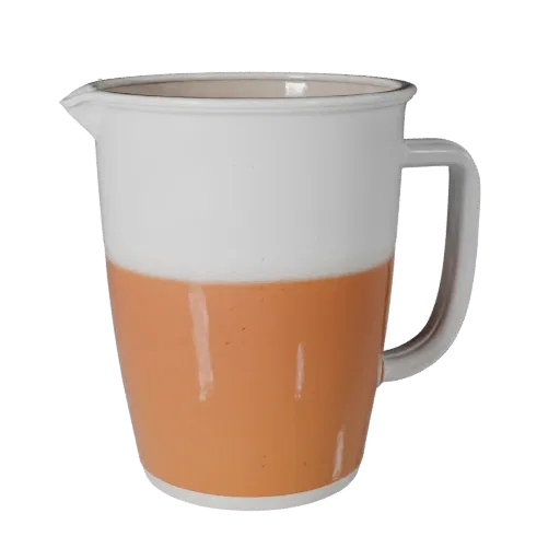 Cold Tea Mug STL print ready 3D model, side view studio render, with calibrated drink silhouette and material reads.