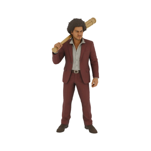 Ichiban Kasuga with Baseball Bat