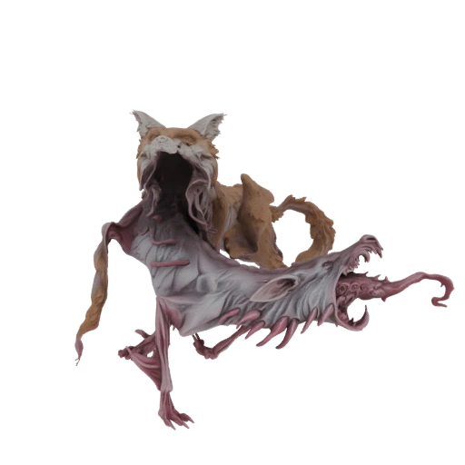 Mutated Fox Creature 3D Model