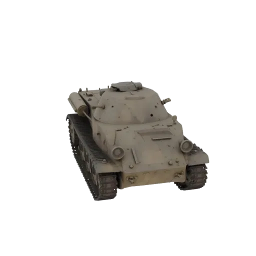 3D model of Japanese armored car Vickers Crossley Type 87 1:56 scale, front view