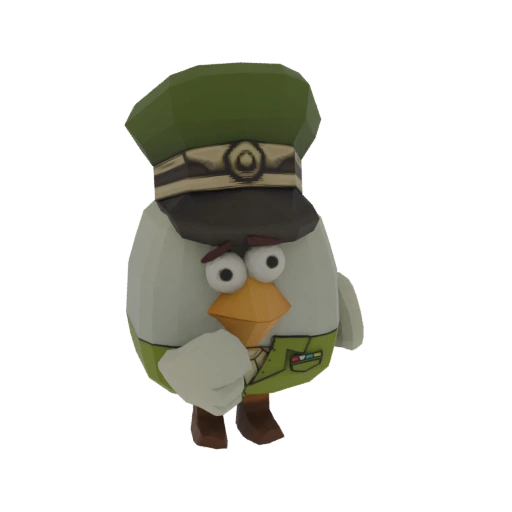 General Bird 3D Model