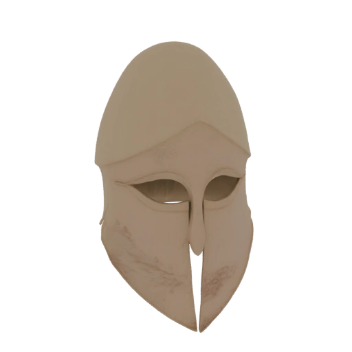 Ancient Greek Corinthian Helmet 3D Model